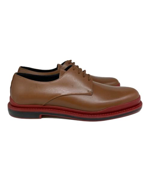 BOTTEGA VENETA（ボッテガベネタ）BOTTEGA VENETA (ボッテガベネタ) レースアップシューズ ブラウン サイズ:41の古着・服飾アイテム