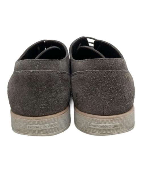 ERMENEGILDO ZEGNA（エルメネジルド・ゼニア）Ermenegildo Zegna (エルメネジルド・ゼニア) スウェードシューズ グレー サイズ:61/2の古着・服飾アイテム