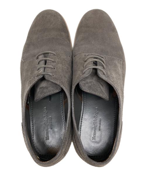 ERMENEGILDO ZEGNA（エルメネジルド・ゼニア）Ermenegildo Zegna (エルメネジルド・ゼニア) スウェードシューズ グレー サイズ:61/2の古着・服飾アイテム