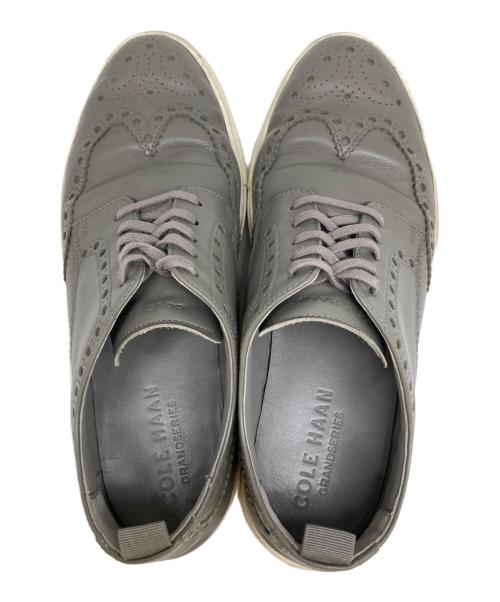 COLE HAAN（コールハーン）COLE HAAN (コールハーン) ウィングチップスニーカー グレー サイズ:8 1/2Mの古着・服飾アイテム