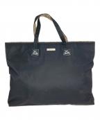 BURBERRY BLUE LABELバーバリー ブルー レーベル）の古着「トートバッグ」｜ブラック