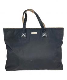 BURBERRY BLUE LABEL（バーバリー ブルー レーベル）の古着「トートバッグ」｜ブラック