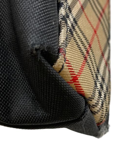 BURBERRY BLUE LABEL（バーバリー ブルー レーベル）BURBERRY BLUE LABEL (バーバリー ブルー レーベル) トートバッグ ブラックの古着・服飾アイテム