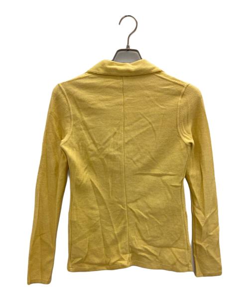 LARDINI（ラルディーニ）LARDINI (ラルディーニ) ニットテーラードジャケット イエロー サイズ:38の古着・服飾アイテム