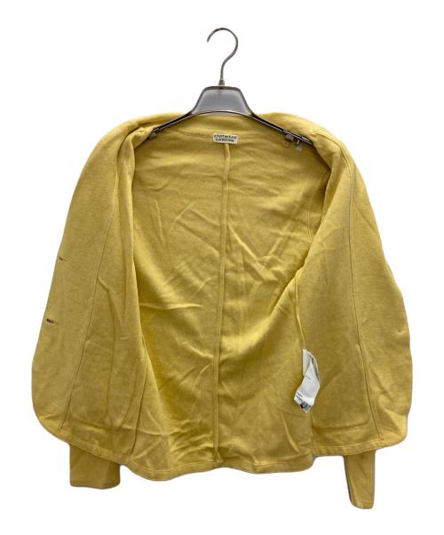 LARDINI（ラルディーニ）LARDINI (ラルディーニ) ニットテーラードジャケット イエロー サイズ:38の古着・服飾アイテム
