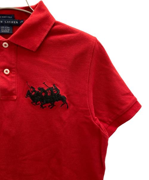 RALPH LAUREN（ラルフローレン）RALPH LAUREN (ラルフローレン) ポロシャツ レッド サイズ:Ｌの古着・服飾アイテム