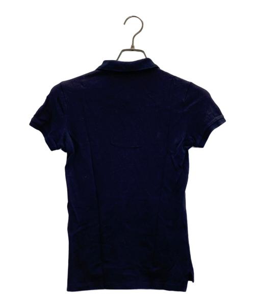 RALPH LAUREN（ラルフローレン）RALPH LAUREN (ラルフローレン) ビーズロゴポロシャツ ネイビー サイズ:Mの古着・服飾アイテム