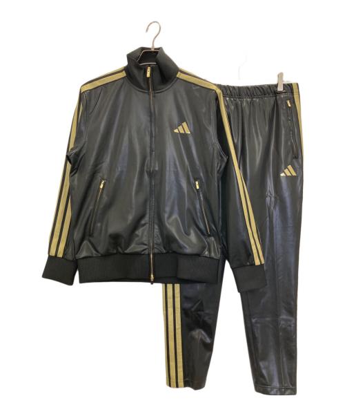 adidas（アディダス）adidas (アディダス) Goldレギュラーフィット トラック セットアップ ブラック サイズ:ＸＬの古着・服飾アイテム