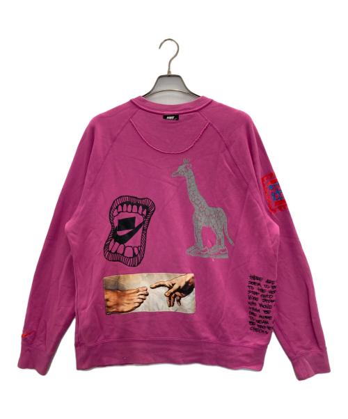 NIKE（ナイキ）NIKE (ナイキ) クルーネックスウェット ピンク サイズ:Lの古着・服飾アイテム