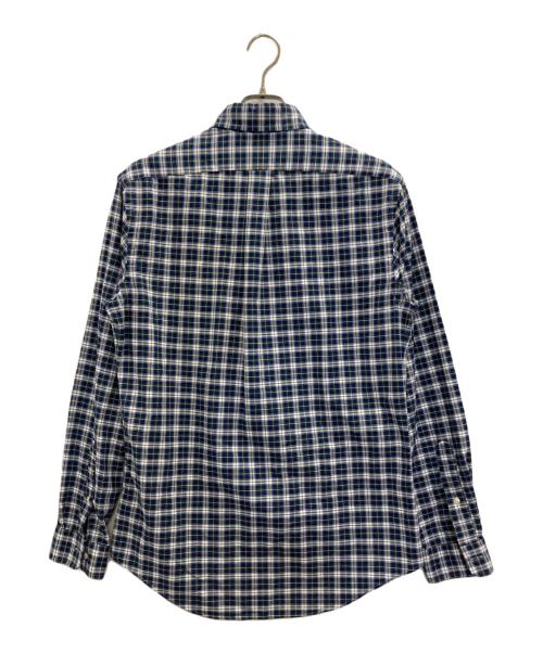 RALPH LAUREN（ラルフローレン）RALPH LAUREN (ラルフローレン) ボタンダウンシャツ グリーン×ネイビー サイズ:Ｍの古着・服飾アイテム