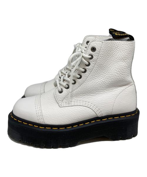 Dr.Martens（ドクターマーチン）Dr.Martens (ドクターマーチン) SINCLAIR 8ホールブーツ ホワイト サイズ:UK５の古着・服飾アイテム