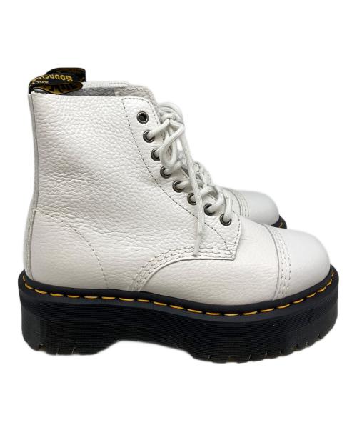 Dr.Martens（ドクターマーチン）Dr.Martens (ドクターマーチン) SINCLAIR 8ホールブーツ ホワイト サイズ:UK５の古着・服飾アイテム