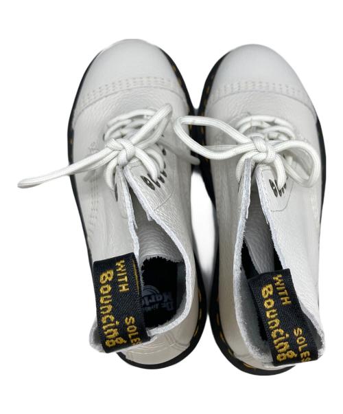 Dr.Martens（ドクターマーチン）Dr.Martens (ドクターマーチン) SINCLAIR 8ホールブーツ ホワイト サイズ:UK５の古着・服飾アイテム
