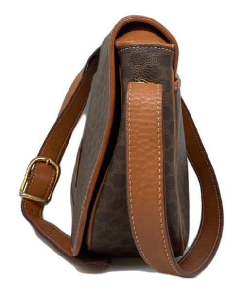 CELINE（セリーヌ）CELINE (セリーヌ) オールド マカダム柄 ショルダーバッグ ブラウンの古着・服飾アイテム