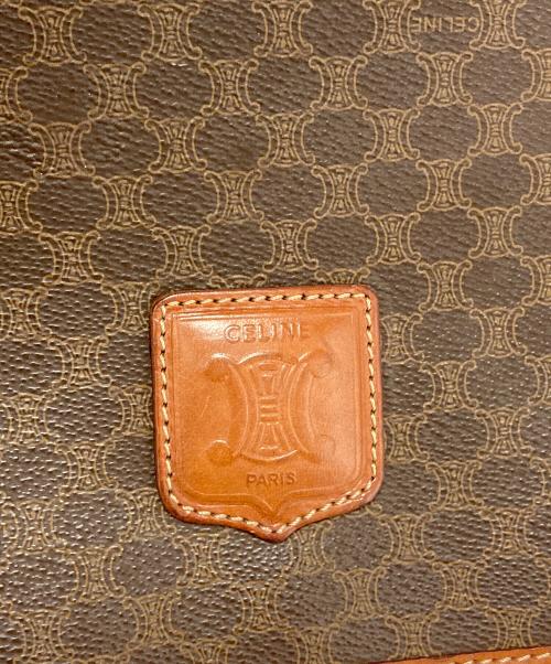 CELINE（セリーヌ）CELINE (セリーヌ) オールド マカダム柄 ショルダーバッグ ブラウンの古着・服飾アイテム
