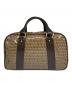 FENDI (フェンディ) ズッカ柄エナメルボストンバッグ ブラウン：18000円
