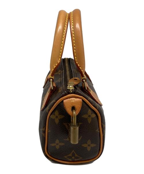 LOUIS VUITTON（ルイ ヴィトン）LOUIS VUITTON (ルイ ヴィトン) モノグラム ミニスピーディ ハンドバッグ ブラウンの古着・服飾アイテム