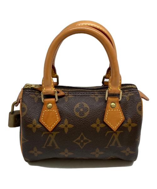 LOUIS VUITTON（ルイ ヴィトン）LOUIS VUITTON (ルイ ヴィトン) モノグラム ミニスピーディ ハンドバッグ ブラウンの古着・服飾アイテム