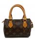LOUIS VUITTON（ルイ ヴィトン）の古着「モノグラム ミニスピーディ ハンドバッグ」｜ブラウン