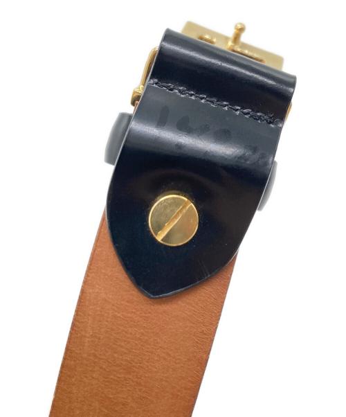 FENDI（フェンディ）FENDI (フェンディ) レザーバックルベルト ブラック サイズ:90/105の古着・服飾アイテム