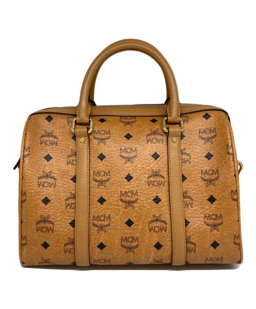 MCM（エムシーエム）MCM (エムシーエム) 2WAY ボストンバッグ ブラウンの古着・服飾アイテム