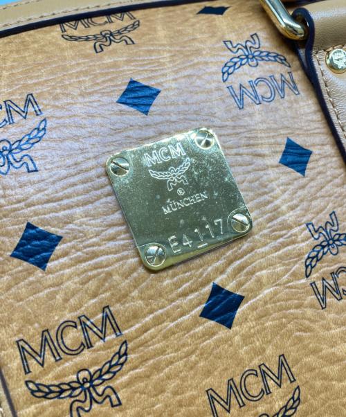 MCM（エムシーエム）MCM (エムシーエム) 2WAY ボストンバッグ ブラウンの古着・服飾アイテム