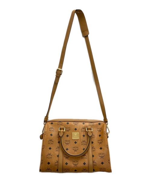 MCM（エムシーエム）MCM (エムシーエム) 2WAY ボストンバッグ ブラウンの古着・服飾アイテム