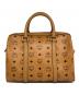 MCM (エムシーエム) 2WAY ボストンバッグ ブラウン：32000円