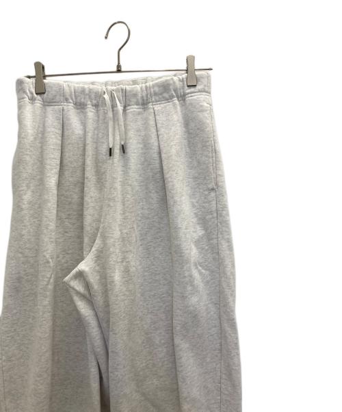 STILL BY HAND（スティルバイハンド）STILL BY HAND (スティルバイハンド) ワンタックスウェットパンツ ホワイト サイズ:44の古着・服飾アイテム