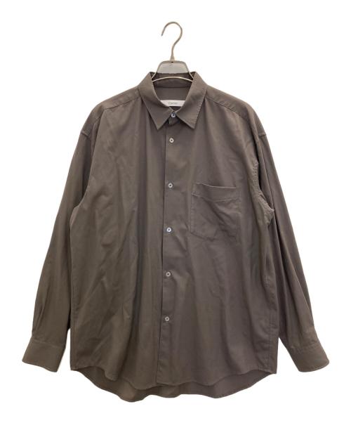 cornier（コルニエ）Cornier (コルニエ) レギュラーカラーシャツ ブラウン サイズ:Ｍの古着・服飾アイテム