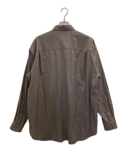 cornier（コルニエ）Cornier (コルニエ) レギュラーカラーシャツ ブラウン サイズ:Ｍの古着・服飾アイテム