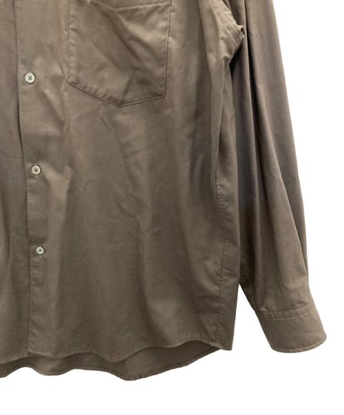 cornier（コルニエ）Cornier (コルニエ) レギュラーカラーシャツ ブラウン サイズ:Ｍの古着・服飾アイテム