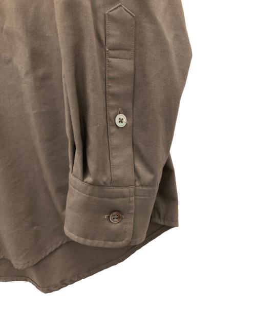cornier（コルニエ）Cornier (コルニエ) レギュラーカラーシャツ ブラウン サイズ:Ｍの古着・服飾アイテム