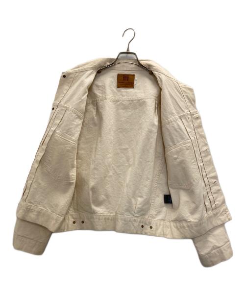 Trophy Clothing（トロフィークロージング）Trophy Clothing (トロフィークロージング) Button Jacket Natural Duck アイボリー サイズ:40の古着・服飾アイテム