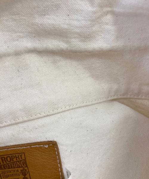 Trophy Clothing（トロフィークロージング）Trophy Clothing (トロフィークロージング) Button Jacket Natural Duck アイボリー サイズ:40の古着・服飾アイテム