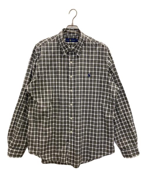 RALPH LAUREN（ラルフローレン）RALPH LAUREN (ラルフローレン) チェックシャツ グレー サイズ:XLの古着・服飾アイテム