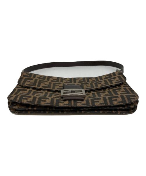 FENDI（フェンディ）FENDI (フェンディ) ズッカ柄マンマバケットショルダーバッグ ブラウンの古着・服飾アイテム