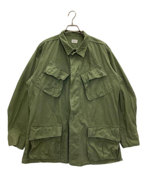 US ARMY（ユーエスアーミー）US ARMY (ユーエスアーミー) Jungle Fatigue Jacket グリーン サイズ:Mの古着・服飾アイテム