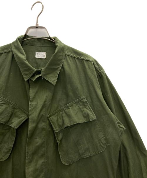 US ARMY（ユーエスアーミー）US ARMY (ユーエスアーミー) Jungle Fatigue Jacket グリーン サイズ:Mの古着・服飾アイテム