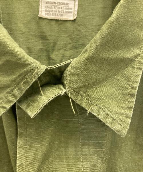 US ARMY（ユーエスアーミー）US ARMY (ユーエスアーミー) Jungle Fatigue Jacket グリーン サイズ:Mの古着・服飾アイテム
