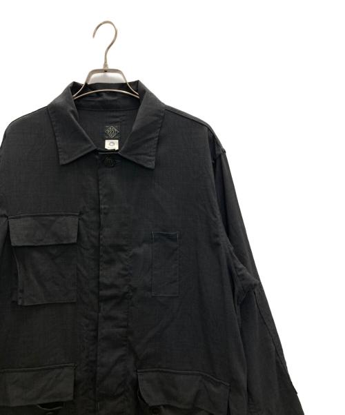 POST O'ALLS（ポストオーバーオールズ）POST O'ALLS (ポストオーバーオールズ) SOUTHWICK (サウスウィック) SHIPS (シップス) 別注 BDU-R ジャケット グレー サイズ:Ｍの古着・服飾アイテム