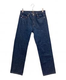 A.P.C.（アーペーセー）の古着「センタープレスデニムパンツ」｜インディゴ