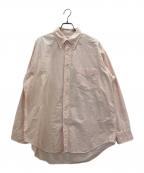 Graphpaperグラフペーパー）の古着「OXFORD L/S B.D BOX SHIRT」｜ピンク
