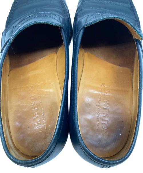 J.M.WESTON（ジェイエムウエストン）J.M.WESTON (ジェイエムウエストン) 180 SIGNATURE LOAFER ネイビー サイズ:5Dの古着・服飾アイテム