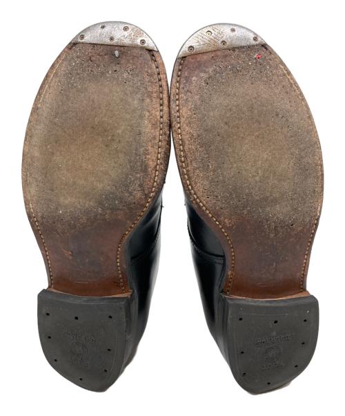 Alden（オールデン）Alden (オールデン) SHIPS (シップス) ミリタリーラスト プレーントゥシューズ ブラック サイズ:6 1/2の古着・服飾アイテム