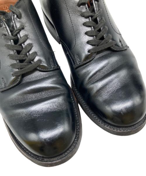Alden（オールデン）Alden (オールデン) SHIPS (シップス) ミリタリーラスト プレーントゥシューズ ブラック サイズ:6 1/2の古着・服飾アイテム