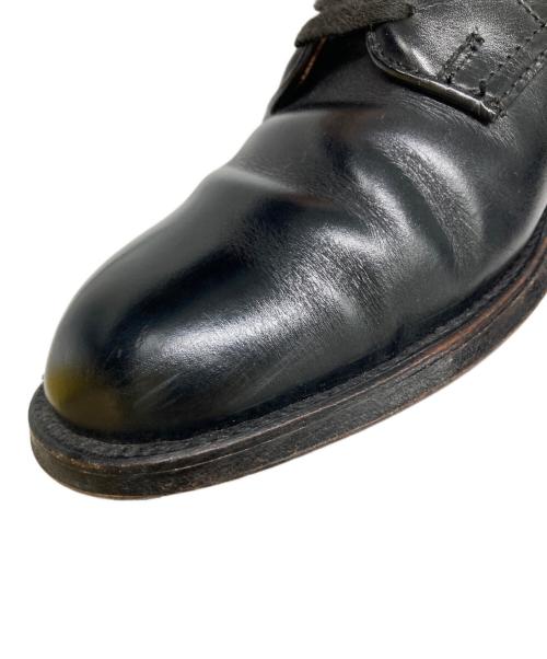 Alden（オールデン）Alden (オールデン) SHIPS (シップス) ミリタリーラスト プレーントゥシューズ ブラック サイズ:6 1/2の古着・服飾アイテム