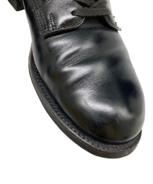 Alden（オールデン）Alden (オールデン) SHIPS (シップス) ミリタリーラスト プレーントゥシューズ ブラック サイズ:6 1/2の古着・服飾アイテム