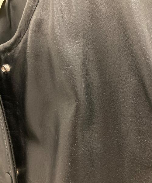 Ron Herman（ロンハーマン）Ron Herman (ロンハーマン) ノーカラーレザージャケット ブラック サイズ:Sの古着・服飾アイテム