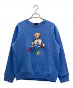 POLO RALPH LAURENポロ・ラルフローレン）の古着「ポロベアスウェット」｜ブルー